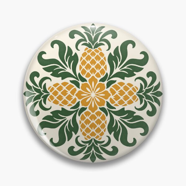 Item preview, Pineapple Hawaiian Quilt Pattern designed and sold by Small Kine Prints.