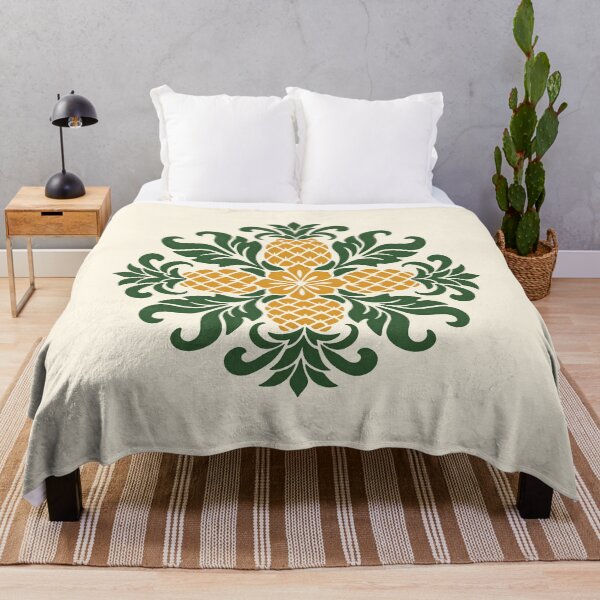 Item preview, Pineapple Hawaiian Quilt Pattern designed and sold by Small Kine Prints.