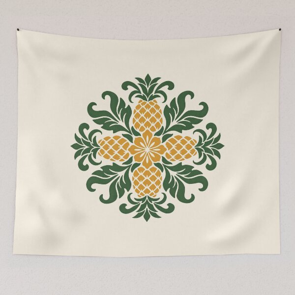 Item preview, Pineapple Hawaiian Quilt Pattern designed and sold by Small Kine Prints.