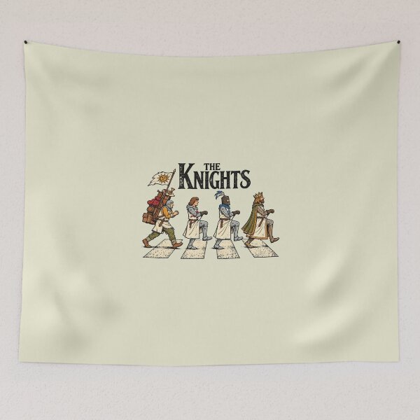 Item preview, The Knights, Medieval Knight, Funny Abbey Rd Parody designed and sold by SanipepaVase.