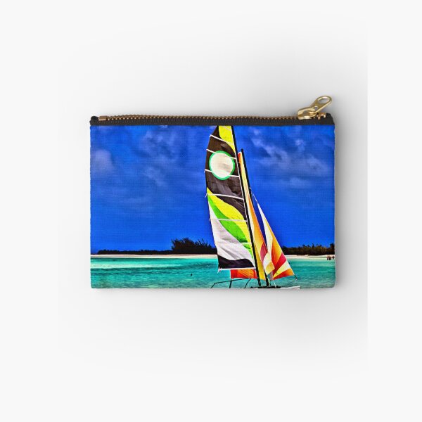 Item preview, Colorful Catamarans on a Tropical Beach designed and sold by celinebisson.