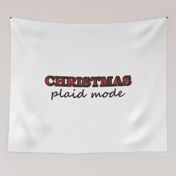 Item preview, Christmas Plaid Mode Plaid Christmas Shirt designed and sold by Alphakenon.