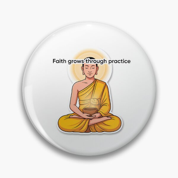 Item preview, Minimalist Buddhist Monk in Golden Light designed and sold by NiftyWrx.