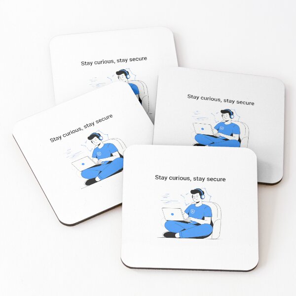 Item preview, Stay Curious Stay Secure designed and sold by NiftyWrx.