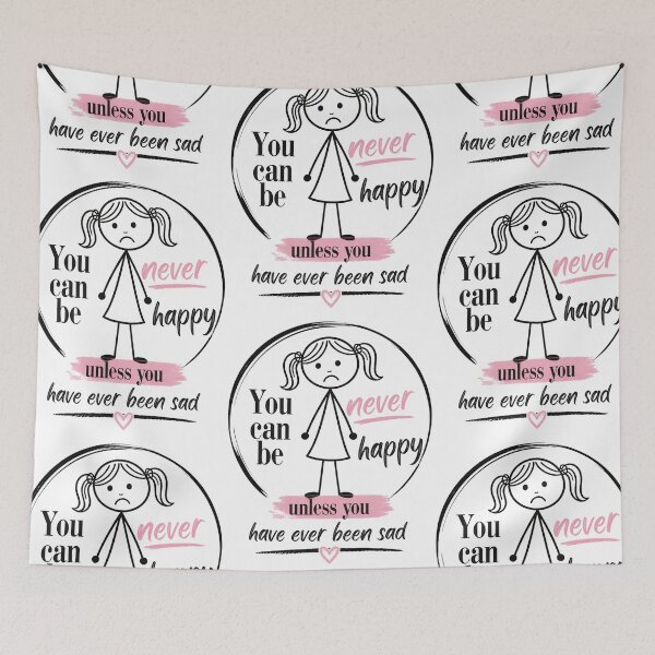 Item preview, Stick Figure Girl Inspirational Emotional Quote⁠ designed and sold by MC-Collective .
