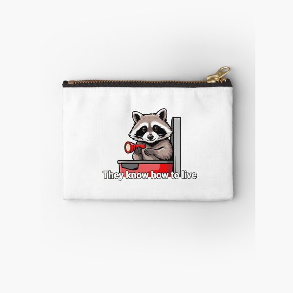Item preview, Raccoon with Red Flashlight designed and sold by NiftyWrx.