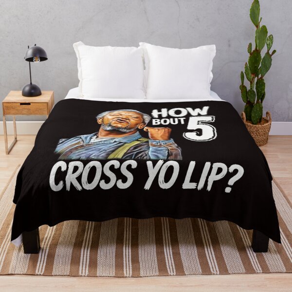 Item preview, Morgan Freeman How Bout 5 Cross Yo Lip? Quote Art designed and sold by Millle-Feuye.