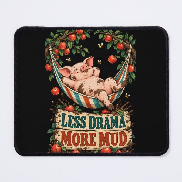 Item preview, Less Drama More Mud designed and sold by Art For You Studio.
