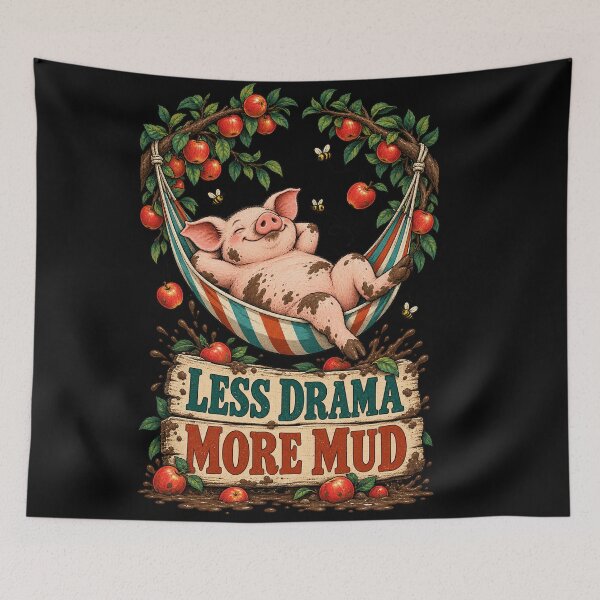 Item preview, Less Drama More Mud designed and sold by Art For You Studio.