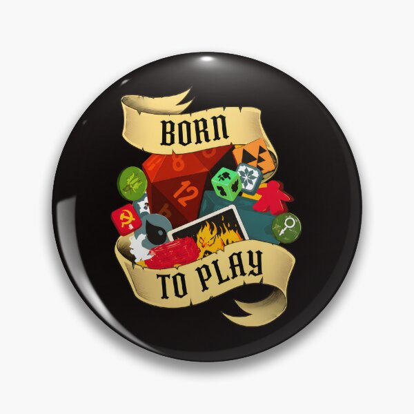 Item preview, Born to Play Gaming Dice designed and sold by AXA-Walahada.