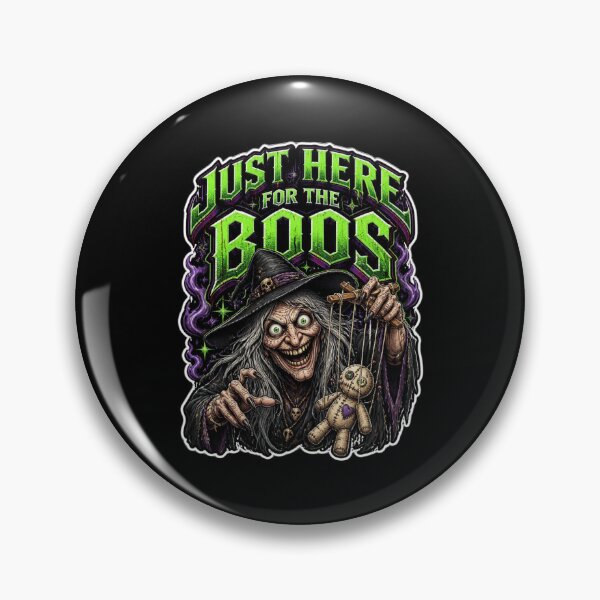 Item preview, Funny Halloween Witch Just Here For The Boos designed and sold by lojadpop.