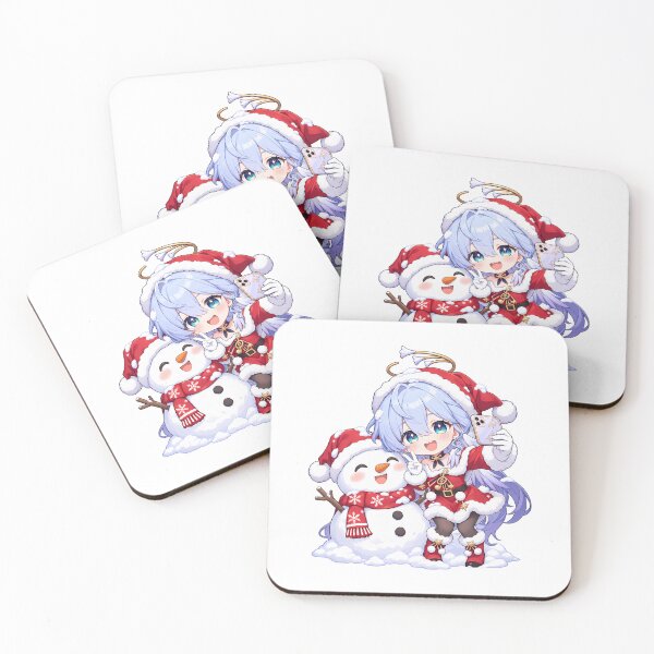 Item preview, Robin Honkai Star Rail Christmas Snowman Selfie designed and sold by mildaclairmo.