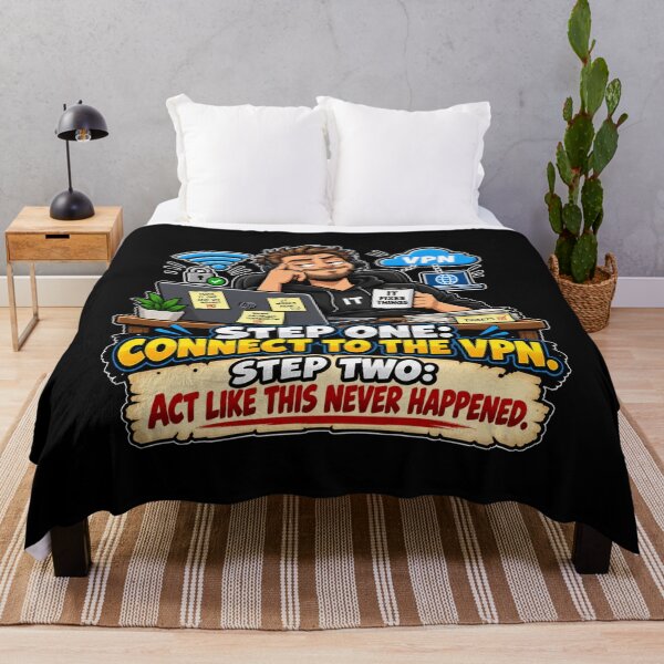 Item preview, STEP ONE: CONNECT TO THE VPN. STEP TWO: ACT LIKE THIS NEVER HAPPENED designed and sold by signshirtz.