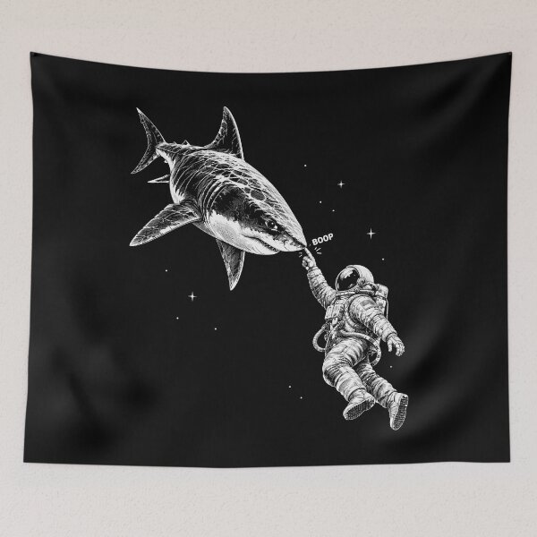 Item preview, Astronaut Shark Boop Funny Space Shark Lover designed and sold by andre-hollow.