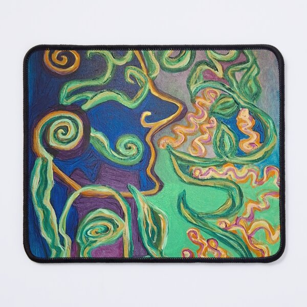 Item preview, Aquatic Proliferation colorful art designed and sold by anwerpeternay.