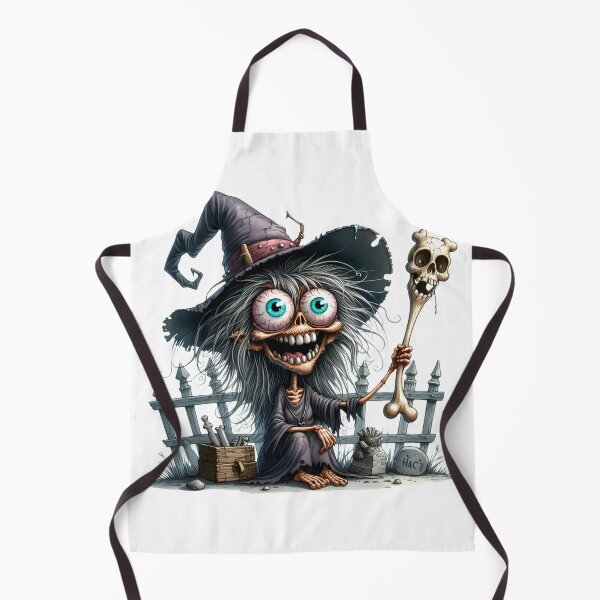 Item preview, Funny Spooky Witch Graveyard Halloween Art designed and sold by lojadpop.