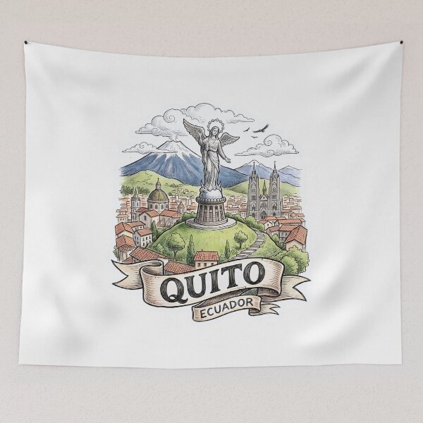 Item preview, Quito Ecuador: Historic Center and Andes designed and sold by EdwinkOne.