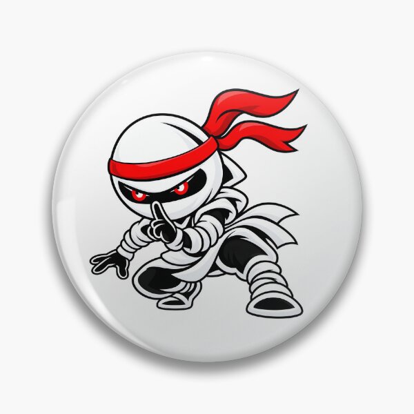 Item preview, Chibi Ninja Stealth Shhh Quiet - White Shōzoku designed and sold by Chibi Ninja Squad.