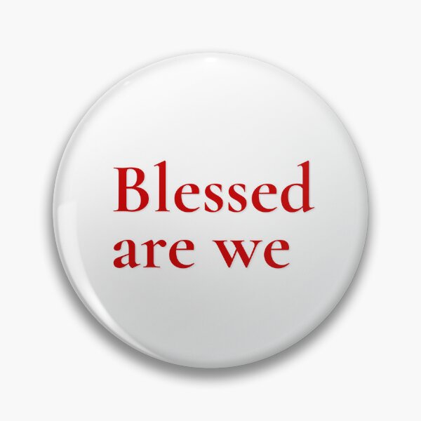 Item preview, Copy of (Red) Blessed Are We Christian Christmas Quote designed and sold by r-wan-design.