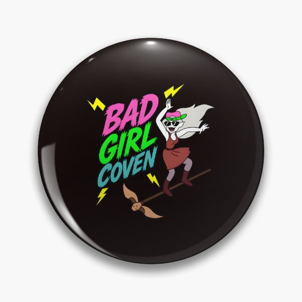 Item preview, Bad Girl Coven Neon Lightning Broomstick Magic designed and sold by NoxArtis.