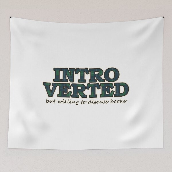 Item preview, Introverted But Willing To Discuss Books Funny Cozy Shirt designed and sold by Alphakenon.