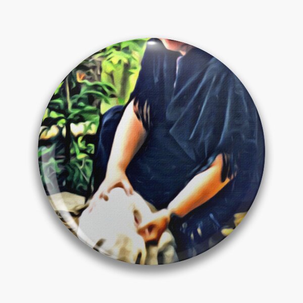 Item preview, Indigenous Woman Sharing a Tender Moment with a White Dog designed and sold by celinebisson.