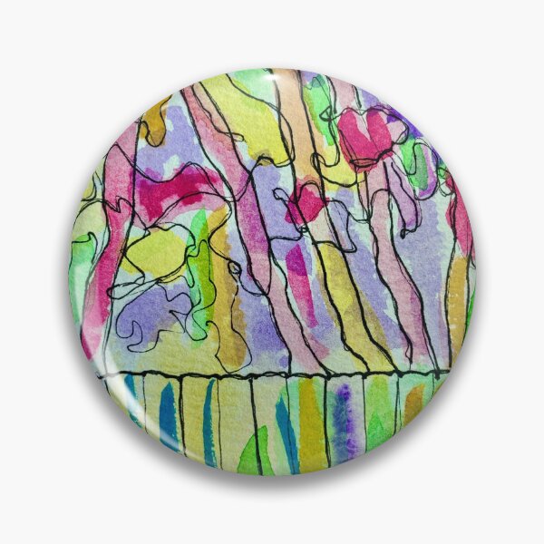 Item preview, modern art my neighbours garden trees designed and sold by WildLadyWood.