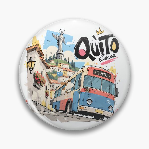 Item preview, Quito Ecuador: Andean Urban Illustration designed and sold by EdwinkOne.
