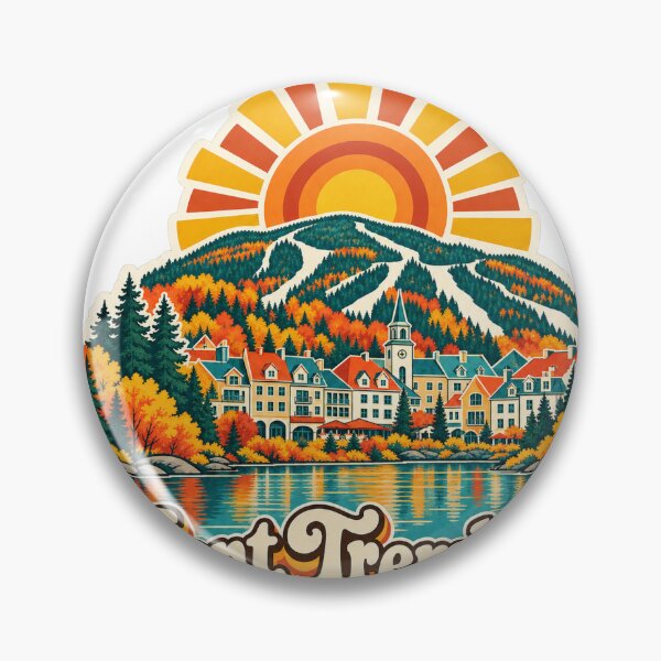 Item preview, Mont Tremblant Canada Travel Souvenir - Retro Illustration designed and sold by VisualArtsOasis.