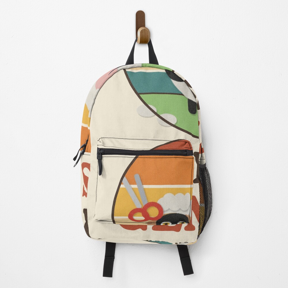 Vista previa del artículo con la obra «Mochila», diseñado y vendido por somebasic.