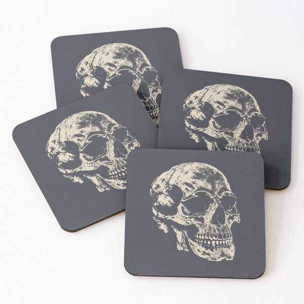 Item preview, Vintage Distressed Human Skull – Gothic Skeleton Art designed and sold by donwillisjrart.