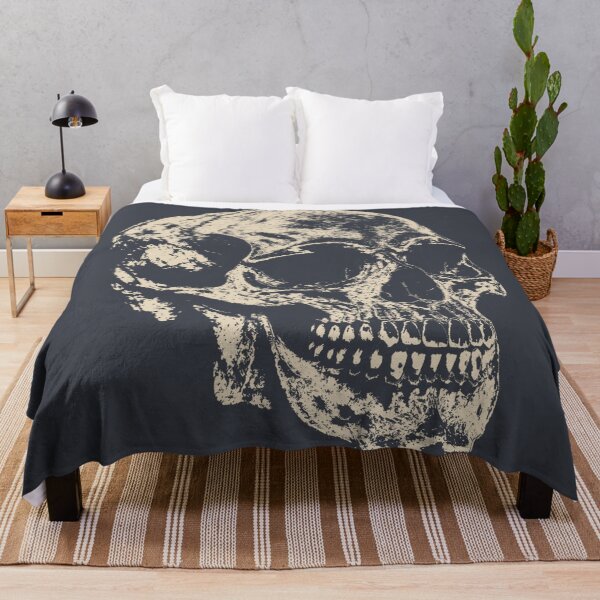 Item preview, Vintage Distressed Human Skull – Gothic Skeleton Art designed and sold by donwillisjrart.
