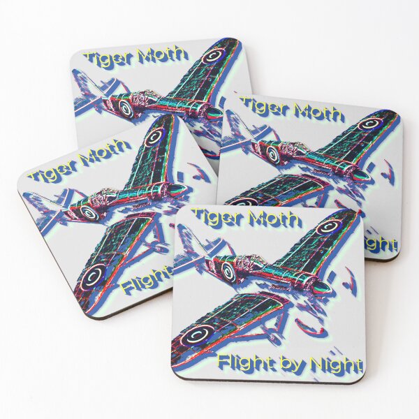 Item preview, Tiger Moth Vintage Plane, Flight by Night designed and sold by PiperParrot.