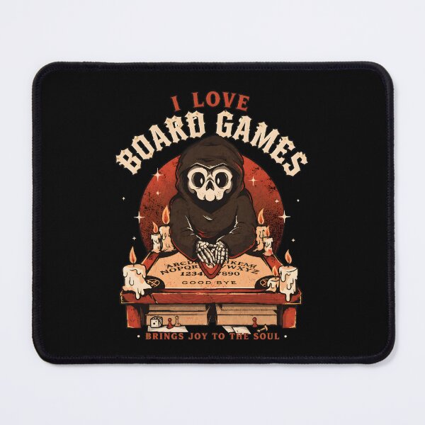 Item preview, I LOVE BOARD GAMES Grim Reaper Ouija Board designed and sold by TudyEvansio.
