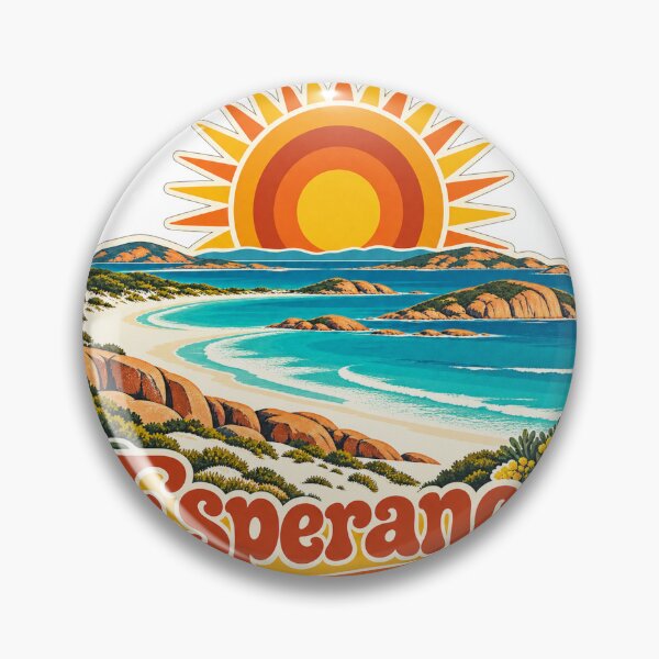 Item preview, Esperance Australia Travel Souvenir - Retro Illustration designed and sold by VisualArtsOasis.
