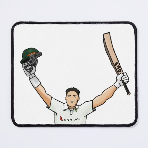 Item preview, MATTHEW RENSHAW CRICKET AUSTRALIA TEST BATSMAN designed and sold by WoodenSpoonerss.