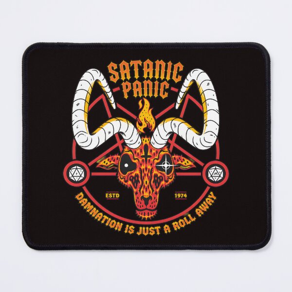 Item preview, Satanic Panic Damnation Roll Away Goat Pentagram designed and sold by Ahkamnash.