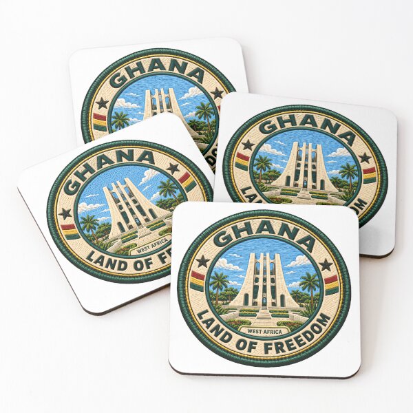 Item preview, Ghana Land Of Freedom West Africa Ghanaian Patriot Heritage designed and sold by JasonStars123.