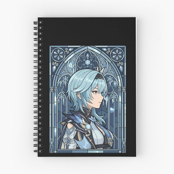 Item preview, Eula Genshin Impact Gothic Cryo Stained Glass designed and sold by mildaclairmo.