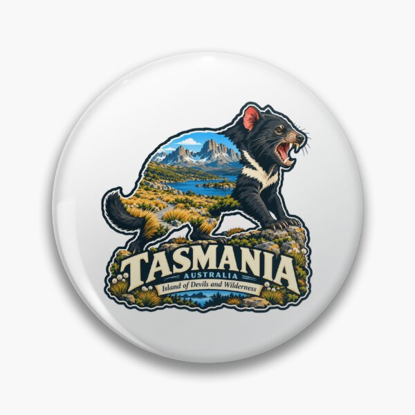 Item preview, Tasmania A Australia Island Of Devils And Wilderness Australian Travel Wildlife designed and sold by JonesFlora2025.