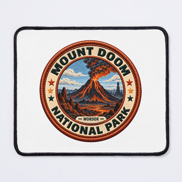 Item preview, Mount Doom National Park Mordor Lord Of The Rings Fantasy Fan Adventure designed and sold by kristyparkStar3.