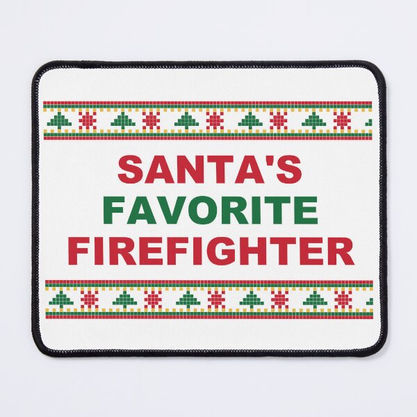 Item preview, Santa's Favorite Firefighter Christmas Sweater designed and sold by Alphakenon.