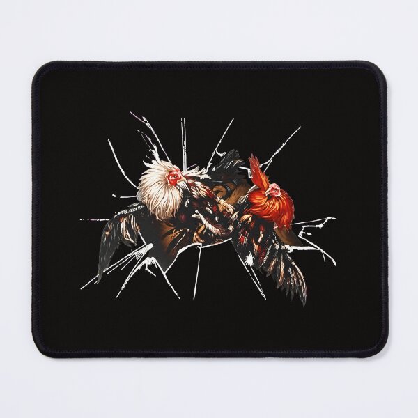 Item preview, Rooster Battle Shattered Glass designed and sold by Gamaza-Eggs.