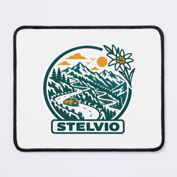 Item preview, Stelvio Mountain Pass Driving Enthusiast Road Trip designed and sold by Simsimah26Parks.