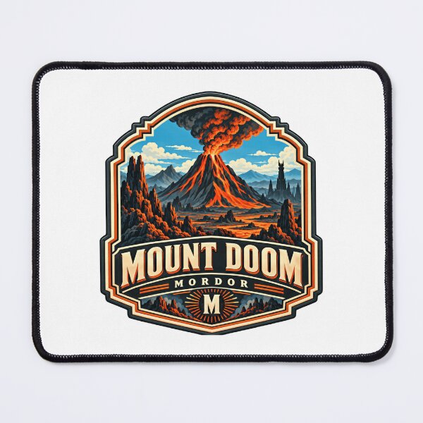 Item preview, Mount Doom Mordor Lord Of The Rings Fantasy Fan designed and sold by kristyparkStar3.