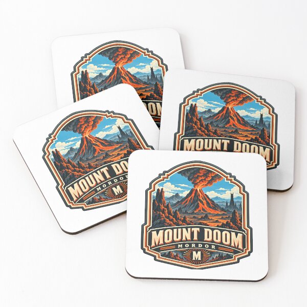 Item preview, Mount Doom Mordor Lord Of The Rings Fantasy Fan designed and sold by kristyparkStar3.