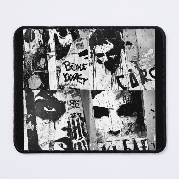Item preview, Graffiti Grunge Noir 001 | Boutique Soho Obscure | Graffiti Grunge Noir Collection | Novelty Variety Showcase designed and sold by NoveltyVariety.