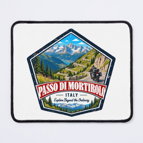 Item preview, Passo Di Mortirolo Italy Explore Beyond The Ordinary Motorcyclist Cyclist Travel Adventure designed and sold by NightGlyph.