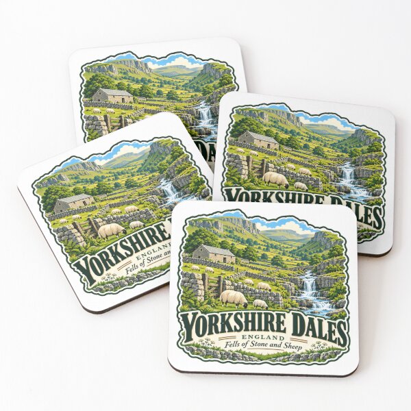 Item preview, Yorkshire Dales England Fells Of Stone And Sheep British Landscape UK Travel Souvenir designed and sold by NeedForParks.