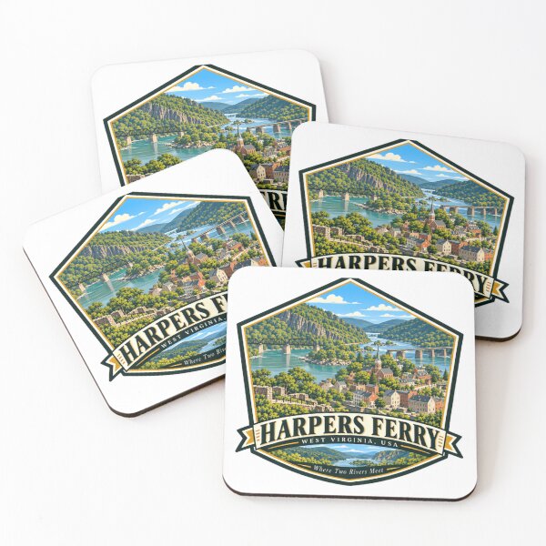 Item preview, Harpers Ferry West Virginia USA Where Two Rivers Meet Historic Travel Destination designed and sold by NeedForParks.